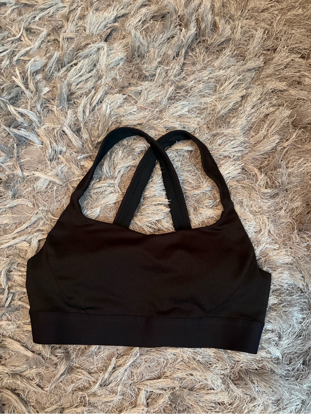 Patagonia Black Cross-Back Sports Bra